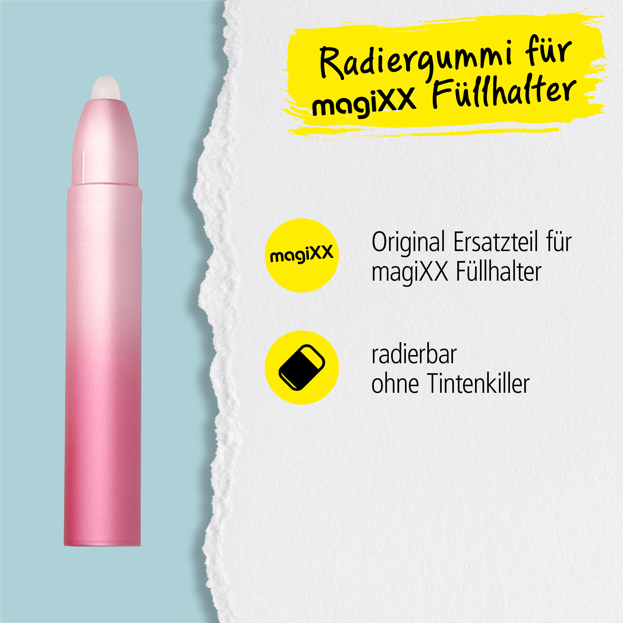 Ersatzschaft mit Radierer FH MagiXX
