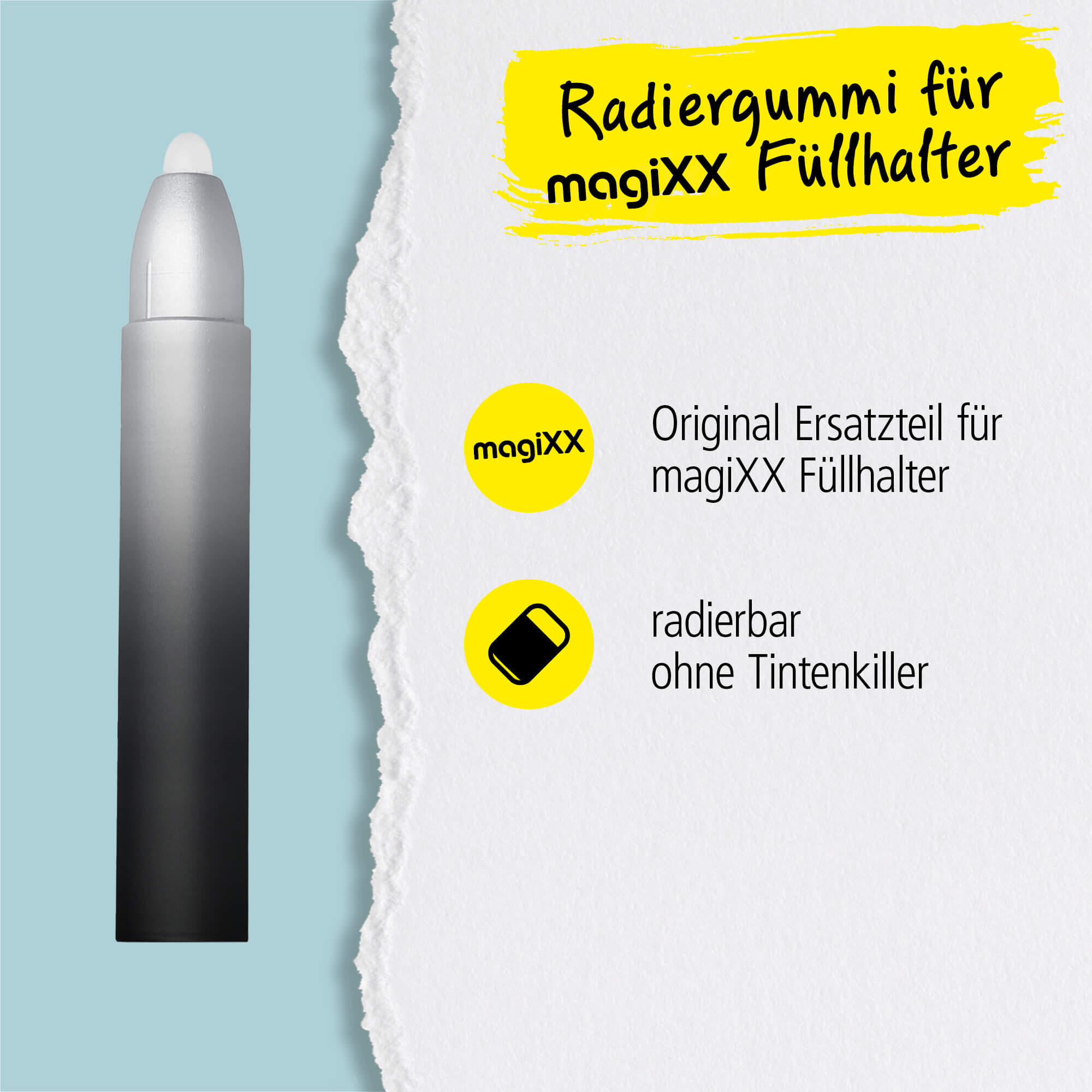Ersatzschaft mit Radierer FH MagiXX
