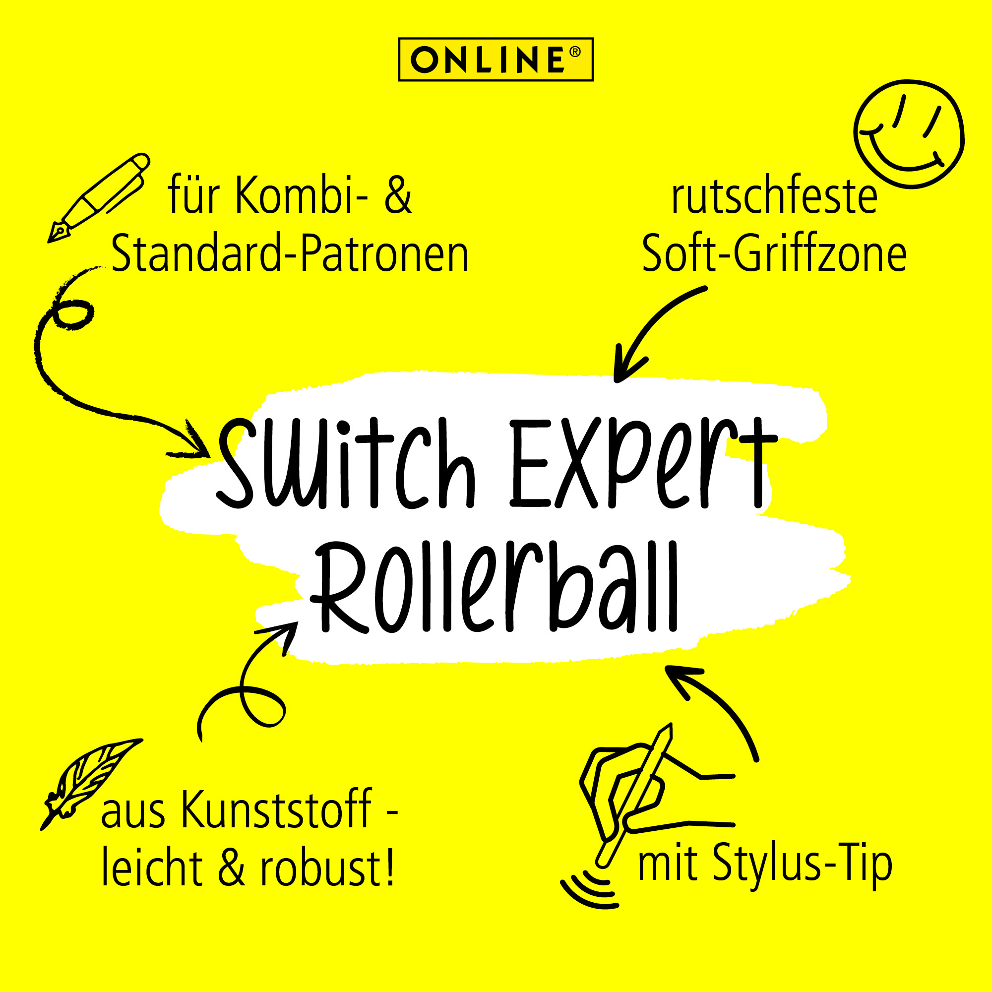 Tintenpatronen-Rollerball Switch Expert