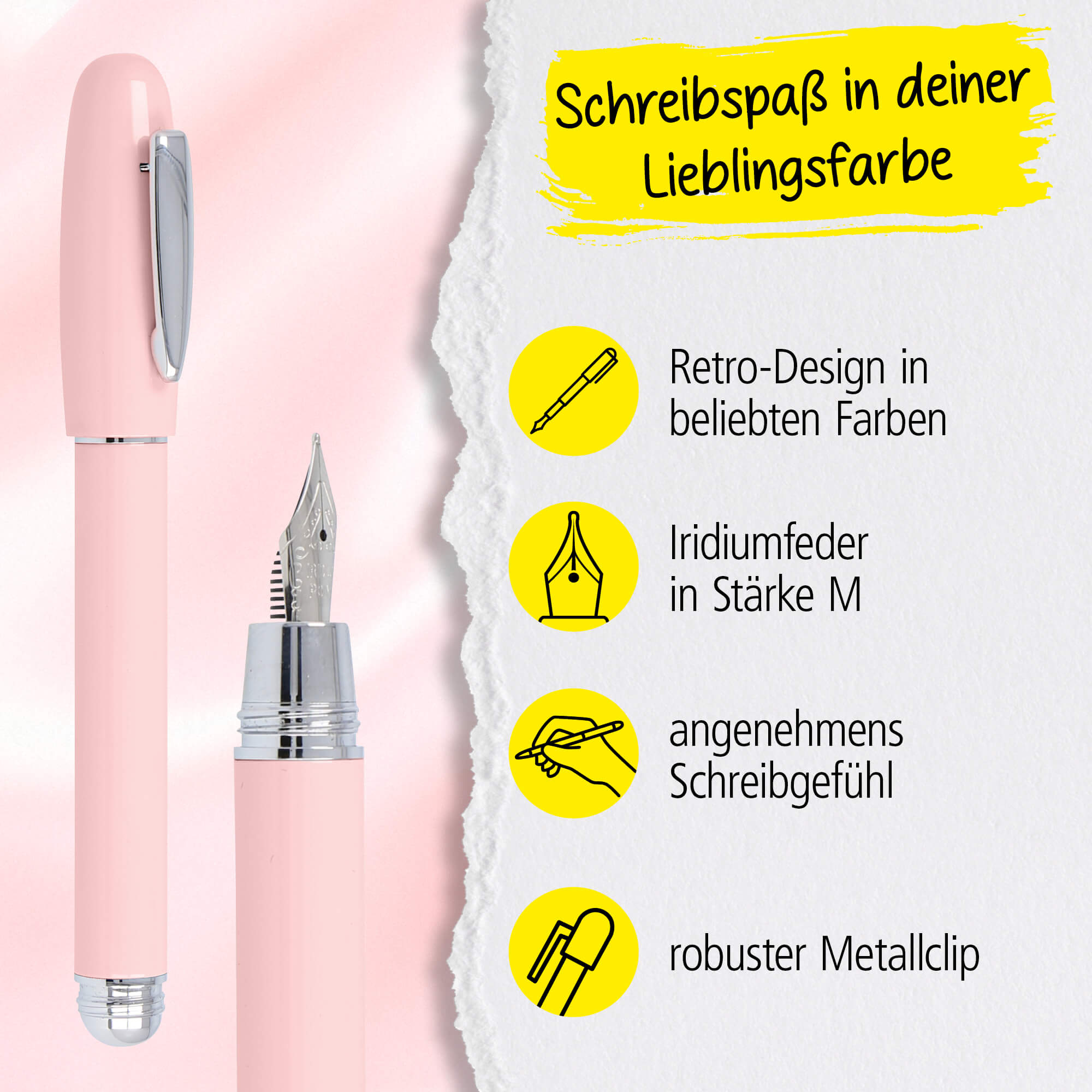 Füllhalter Highway Rose