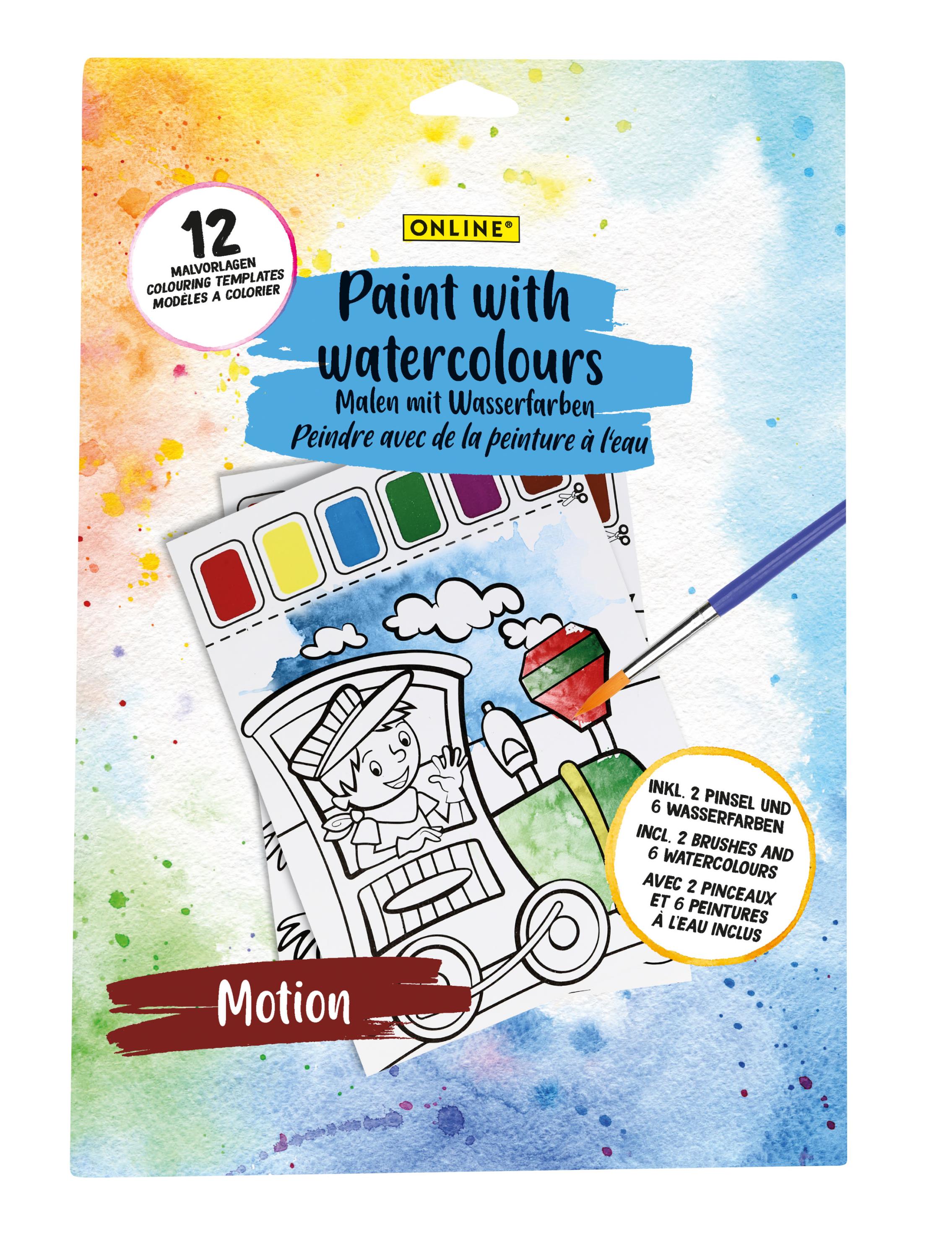 Malen mit Wasserfarben Motion