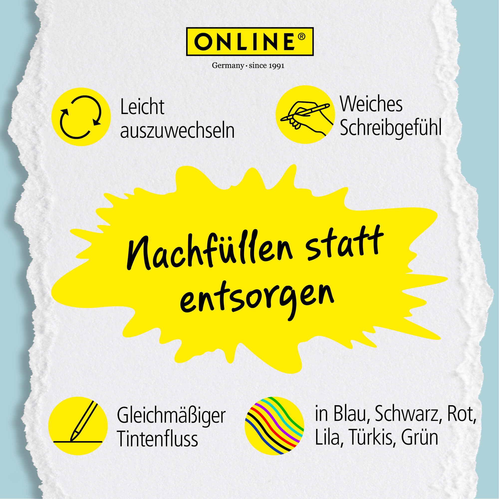 12er Pack Gel-Mine magiXX L radierbar, bunt