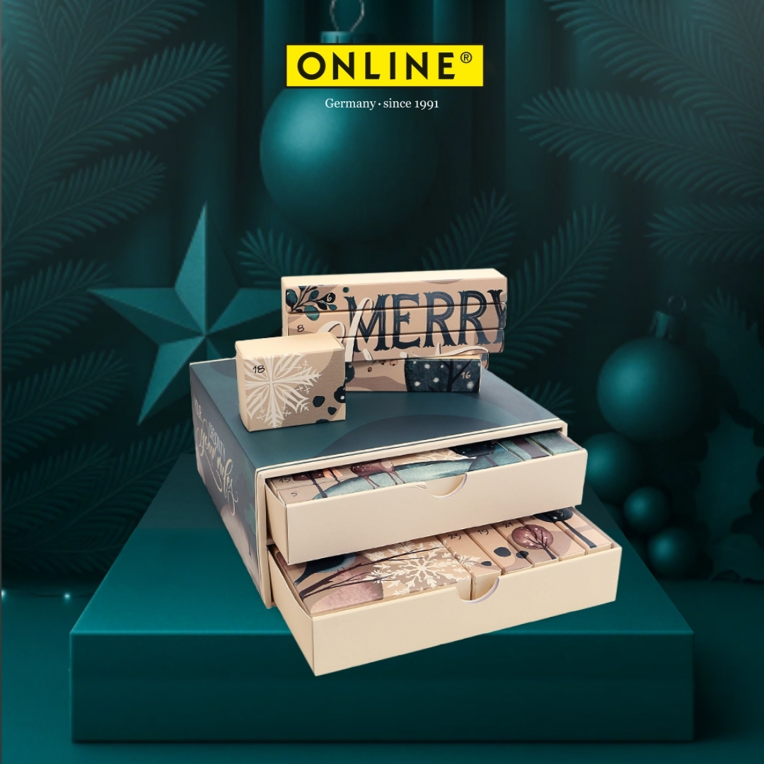 ONLINE Adventskalender Lettering 2025, Kreativ-Kalender für Handlettering inkl. Video-Tutorials
