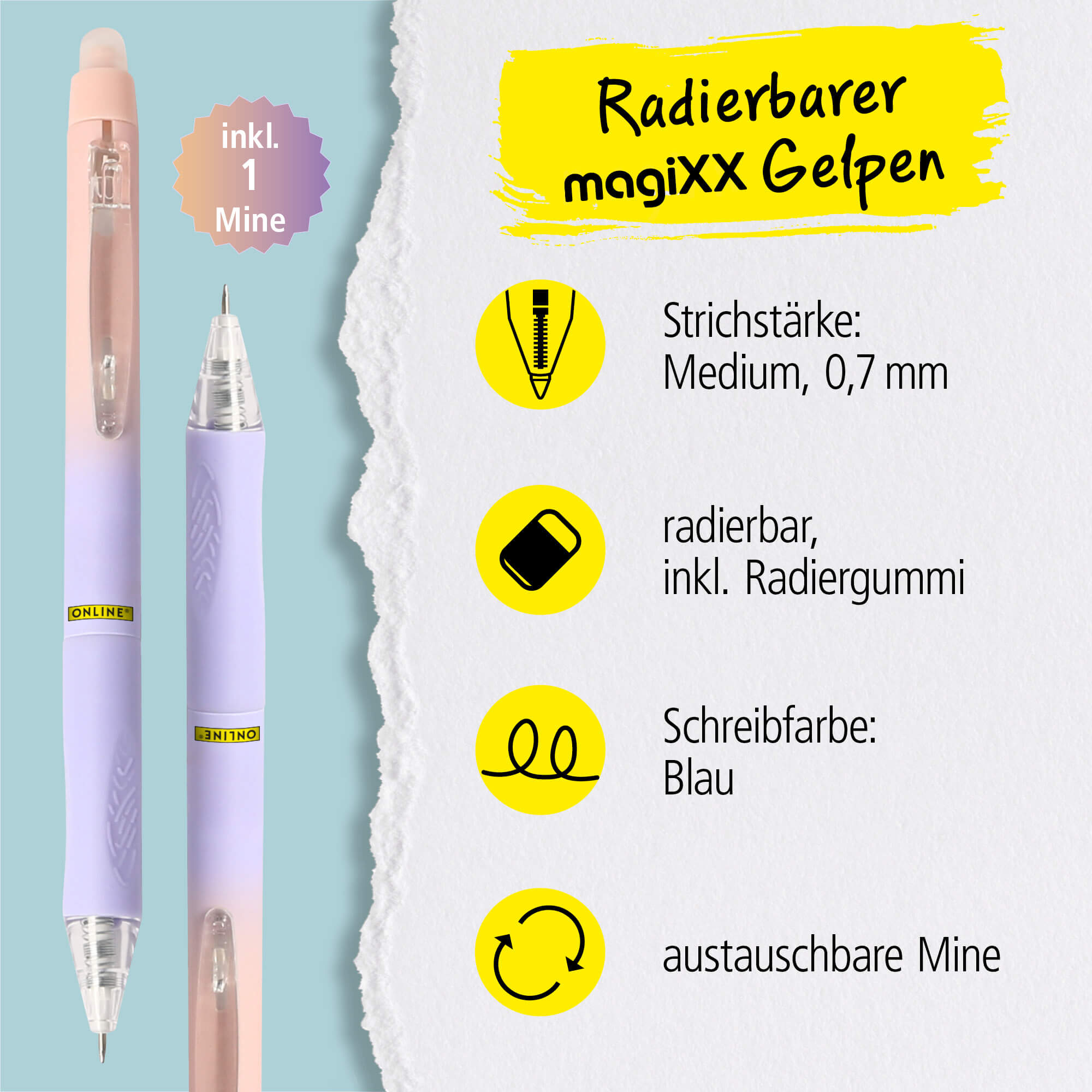 Gelschreiber magiXX Design Peach Blossom