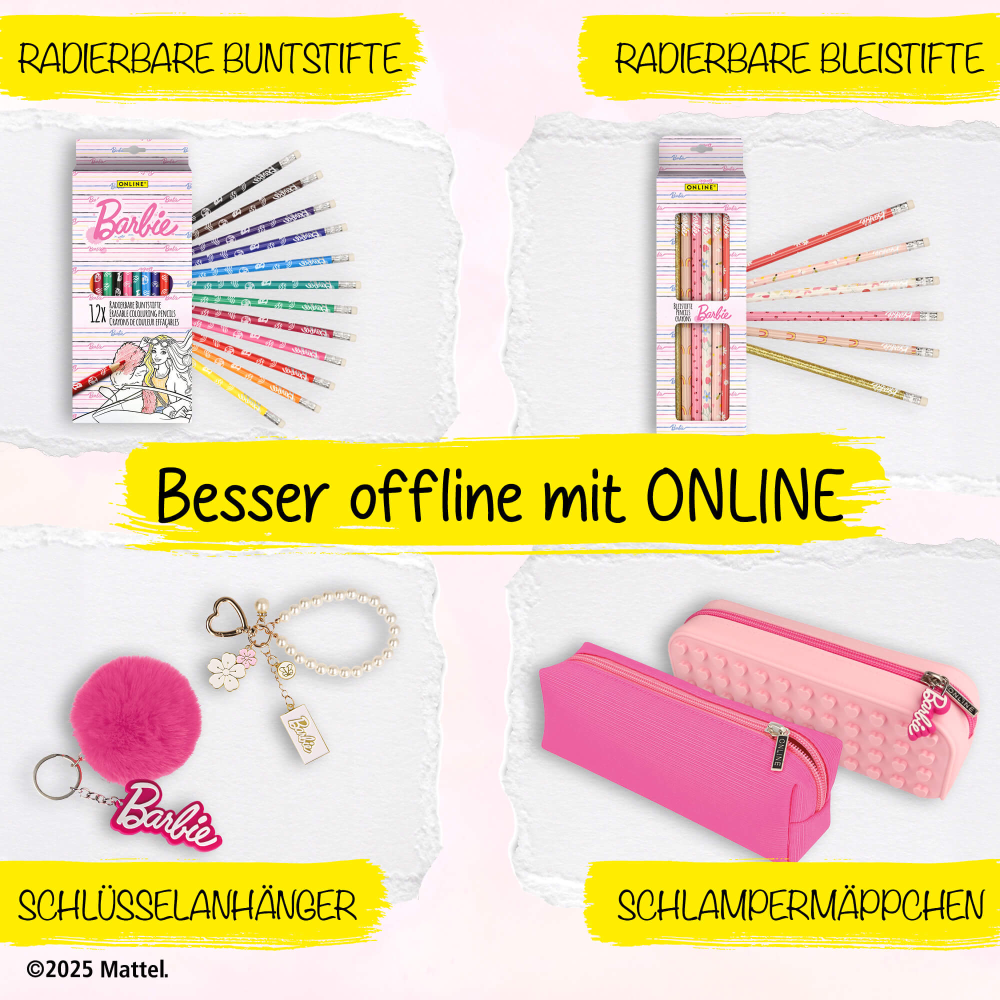 Barbie Skin Tattoo Pens