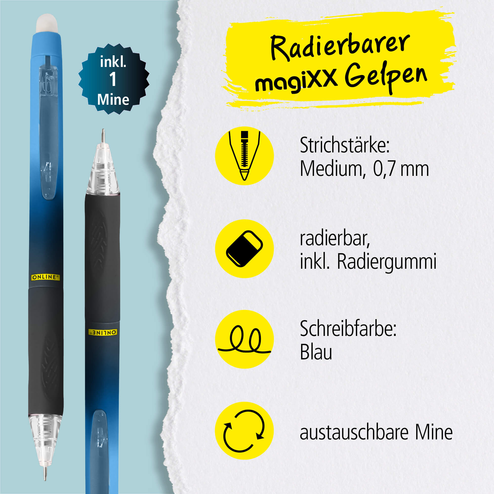 Gelschreiber magiXX Design Blue Eclipse