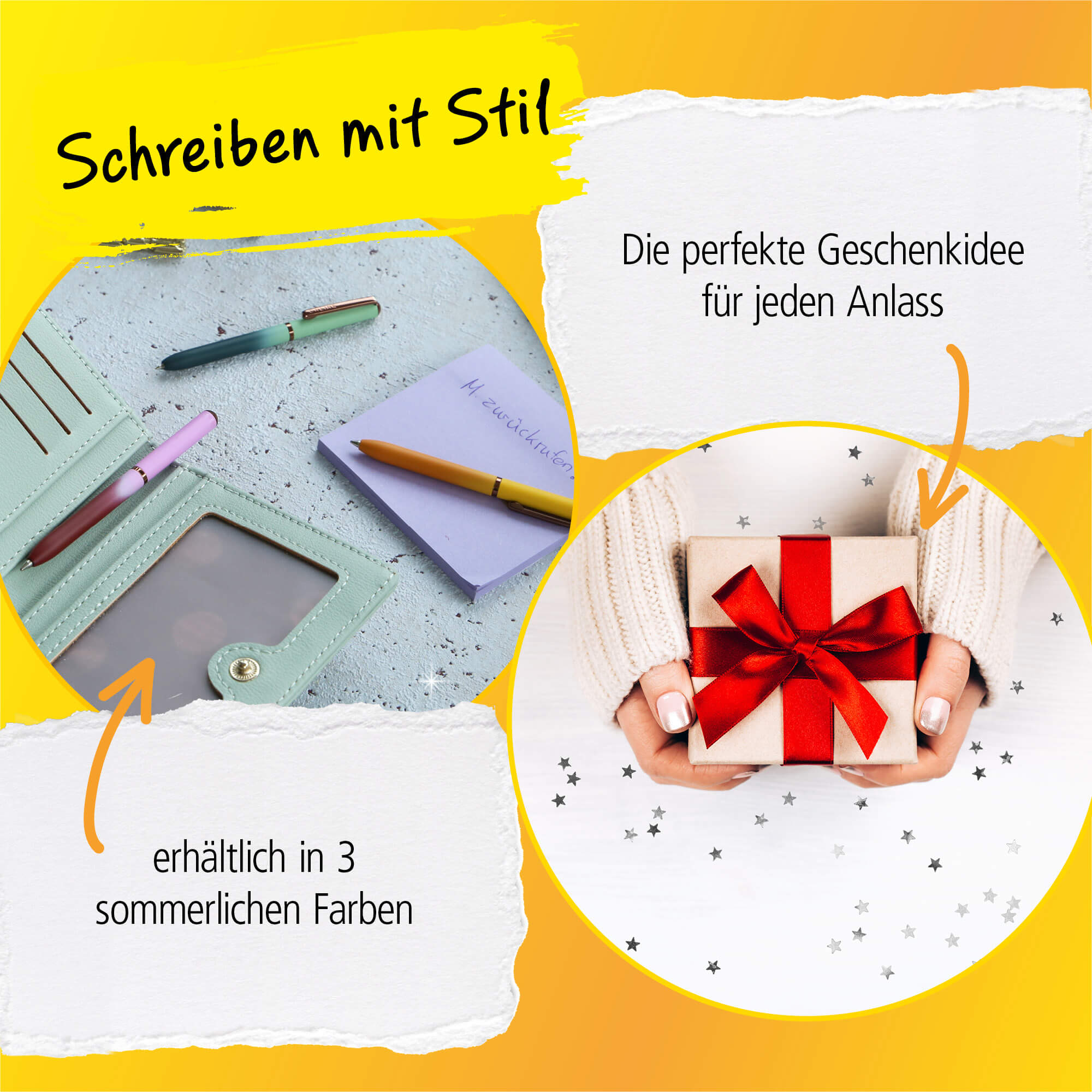 Kugelschreiber Mini Portemonnaie Mango