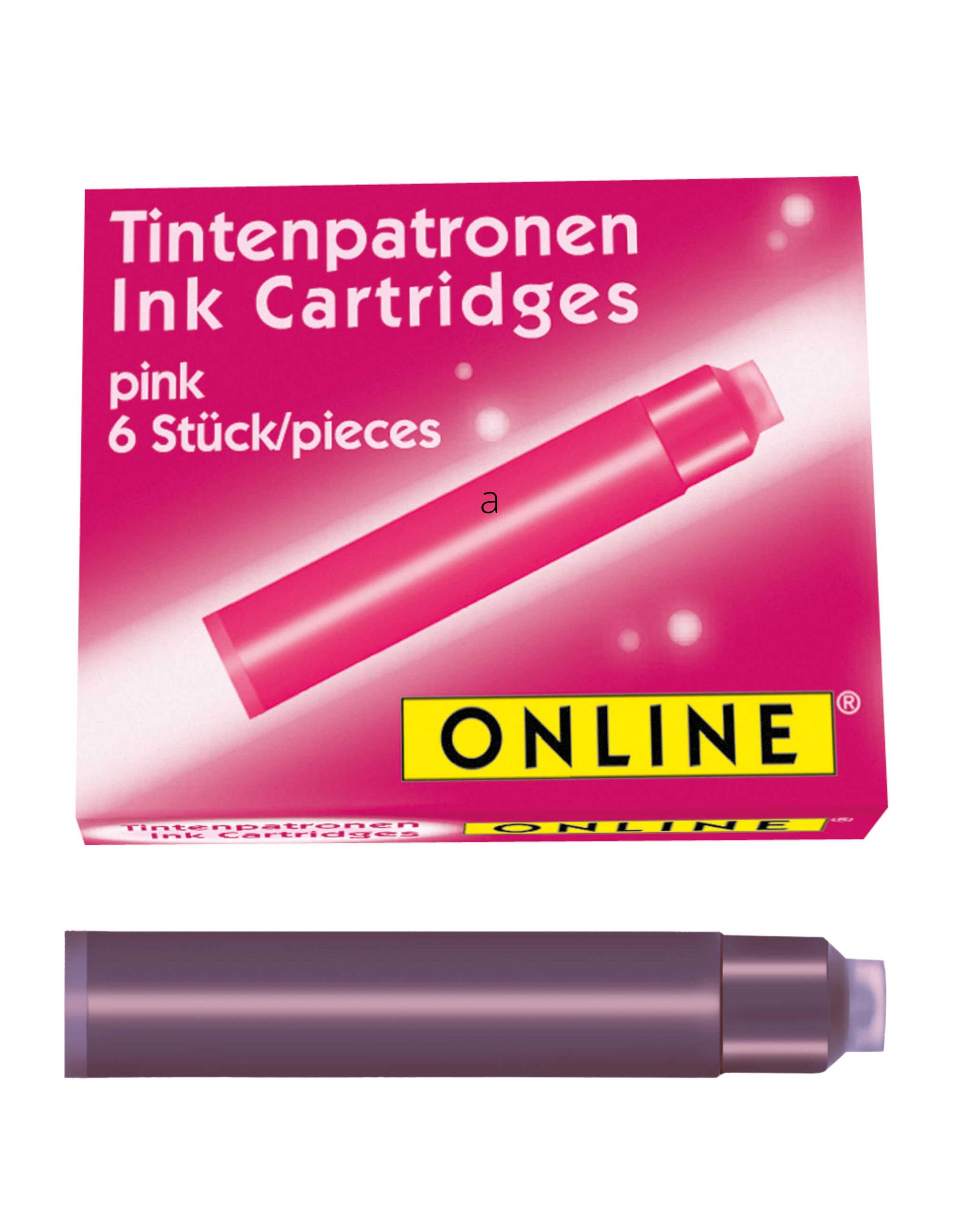 Standard-Tintenpatronen Pink Füller Tintenpatronen schwarz