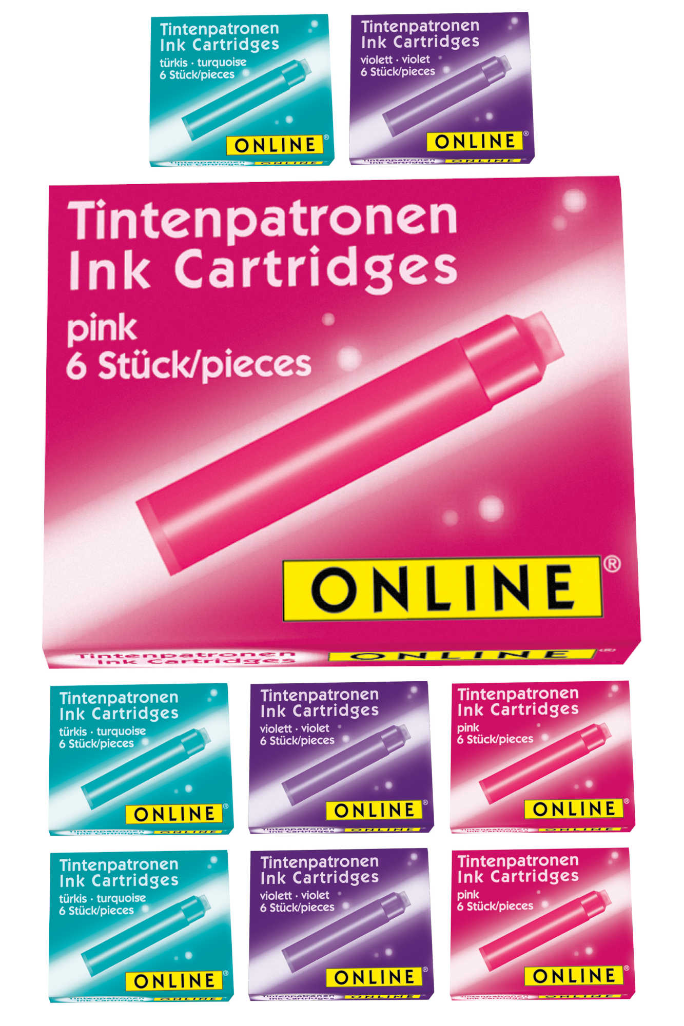 Füller Tintenpatronen im Maxi-Pack Füller Tintenpatronen im Maxi-Pack