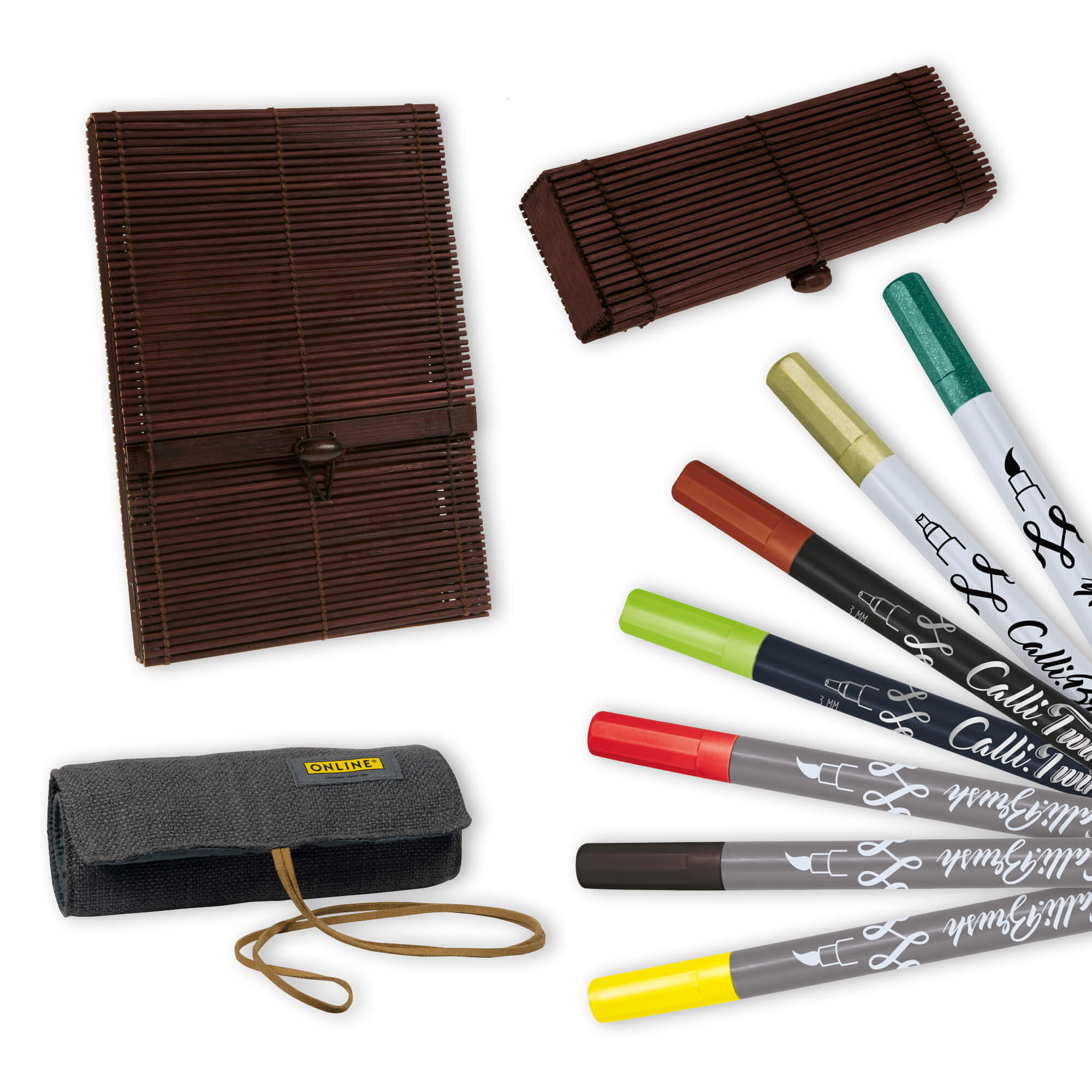 brush pen, Calli Brush ONLINE brush pen set, Calli Brush ONLINE