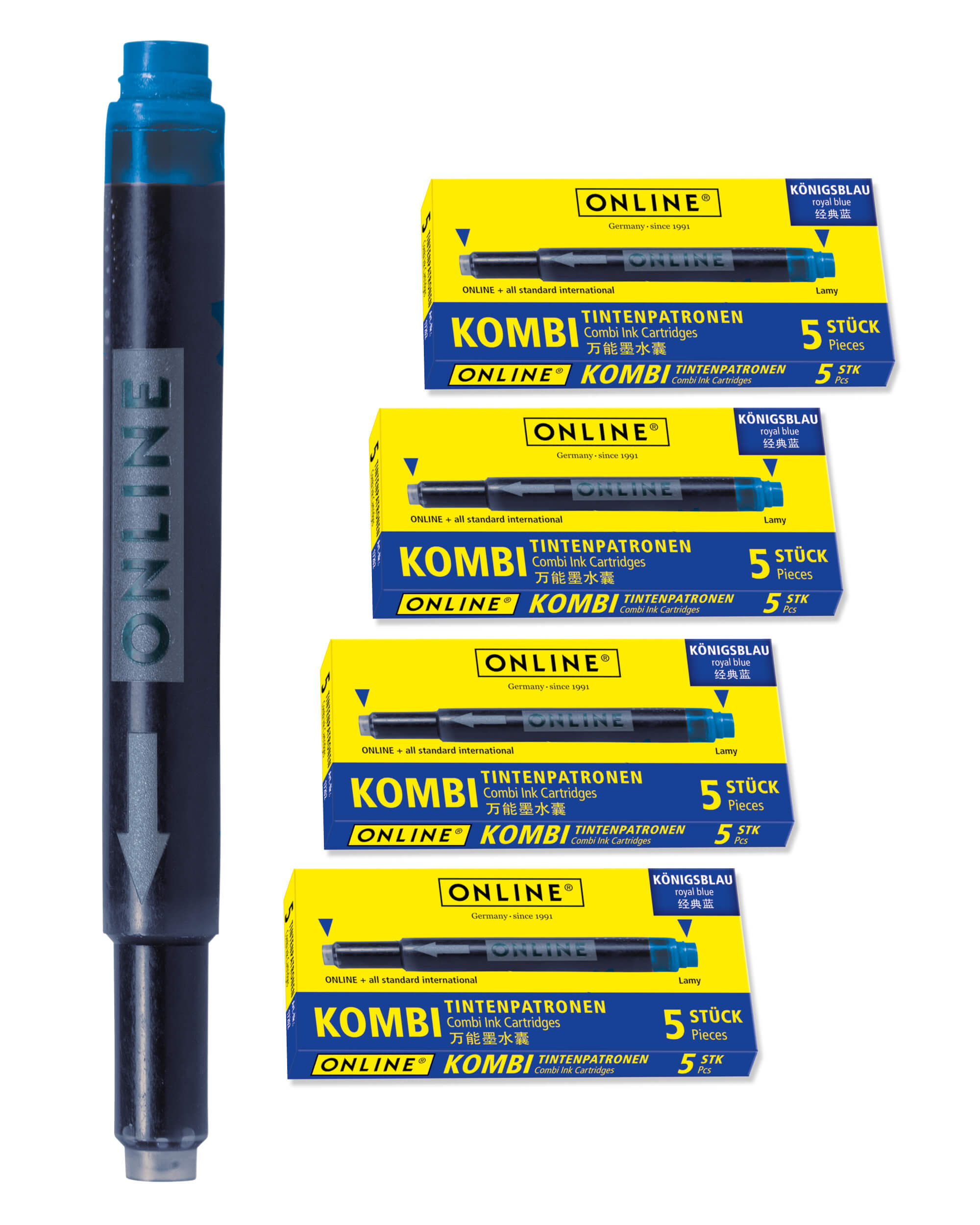 20x Kombi-Tintenpatrone blau 20x Kombi-Tintenpatrone blau